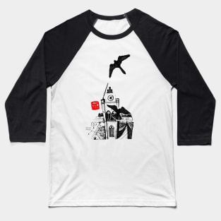 Urban Wildlife - Falcon Baseball T-Shirt